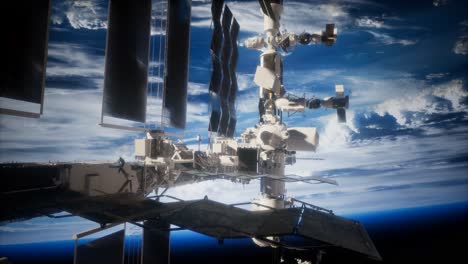 Earth-and-outer-space-station-iss